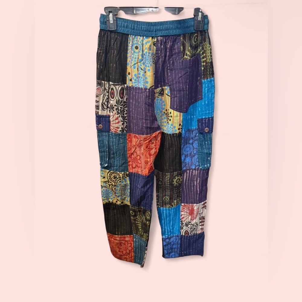 Rising International Multicolor Patchwork Straigh… - image 2